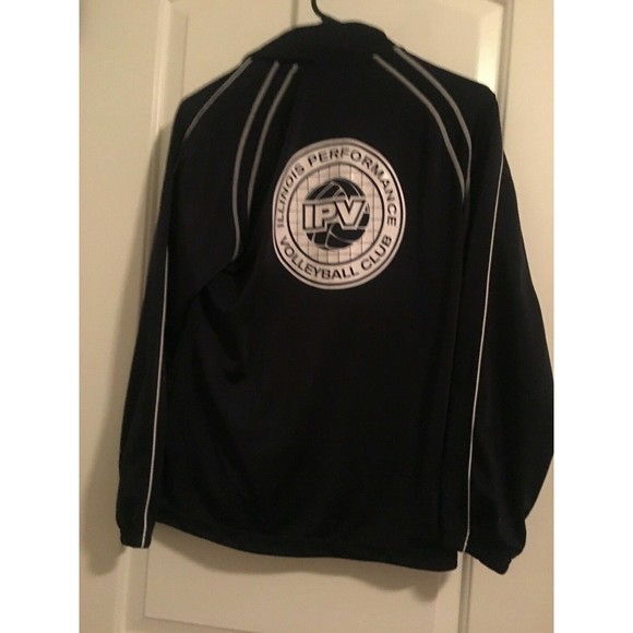 Mizuno Women's Small Full Zip Jacket Illinois Volleyball Club Track Running - Picture 8 of 9